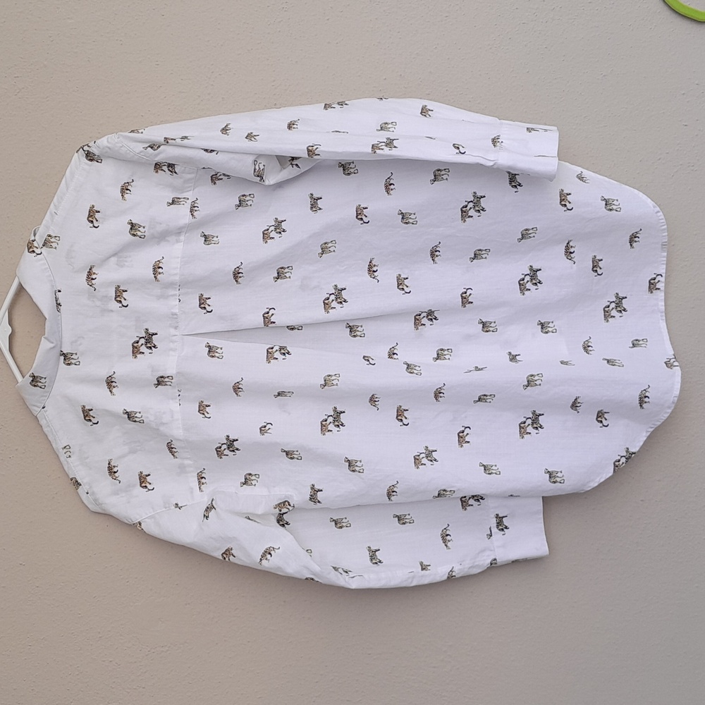 Madewell Button Down Shirt in Cat Walk Size Small - Picture 8 of 8